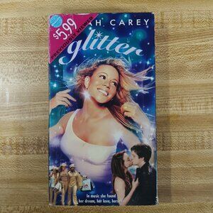 Glitter 2001 VHS Hollywood Video Rental Mariah Carey Musical NYC  Y2K Da Brat VG